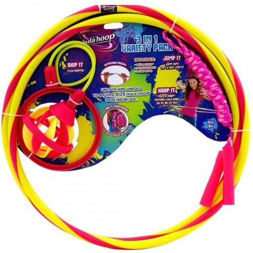 Wham-O 3 In 1 Hula Hoop Set (Pack Of 3)