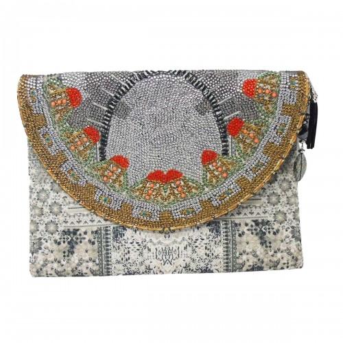Inoa Blanco La Neve Clutch Bag