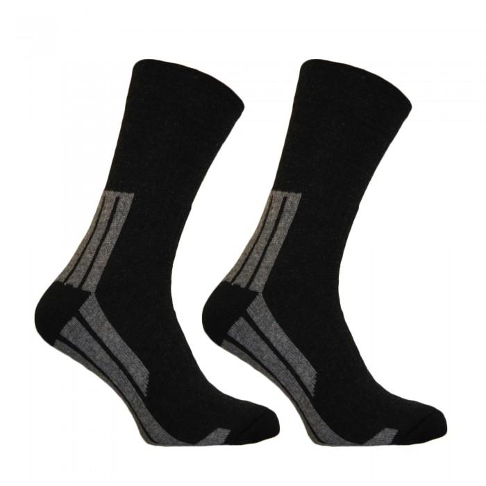 Simply Essentials Mens Wool Blend Active Boot Socks (Pack Of 2)