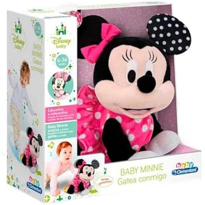 Interactive Plush - CLEMENTONI - Baby Minnie - First Steps Aid - Numbers - Safe Design