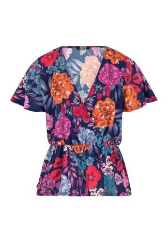 Girls On Film Womens/Ladies Jackson Mock Wrap Blouse