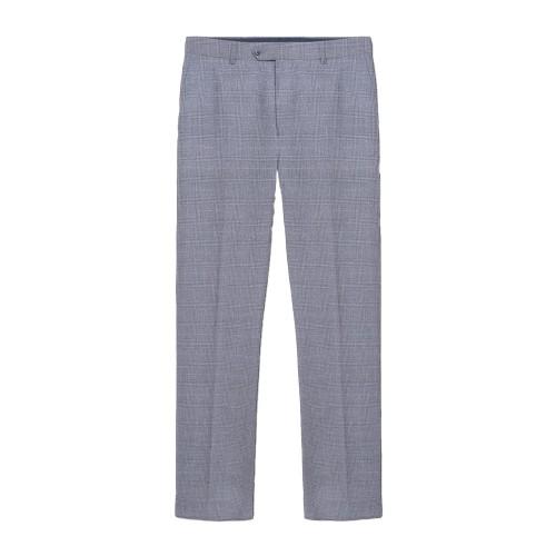 LAMBRETTA Mens Dawson Checked Suit Trousers