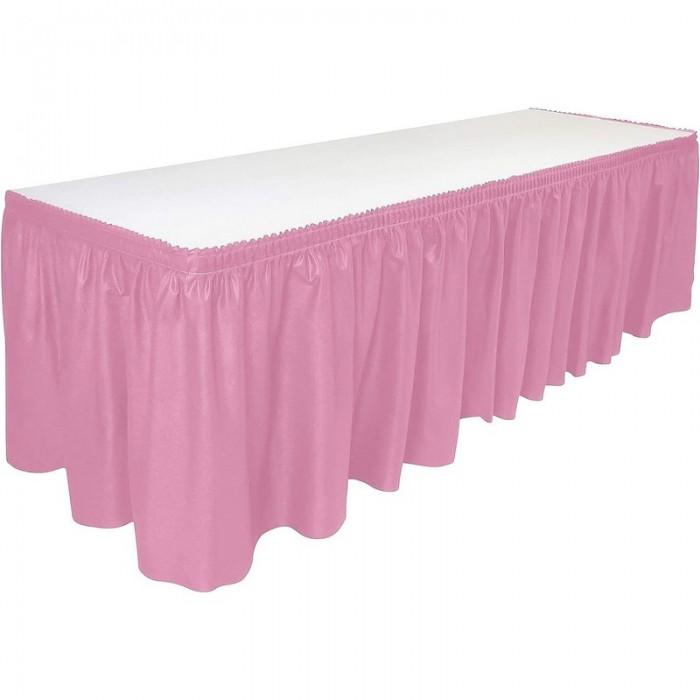 Unique Party Plastic Pastel Table Skirt