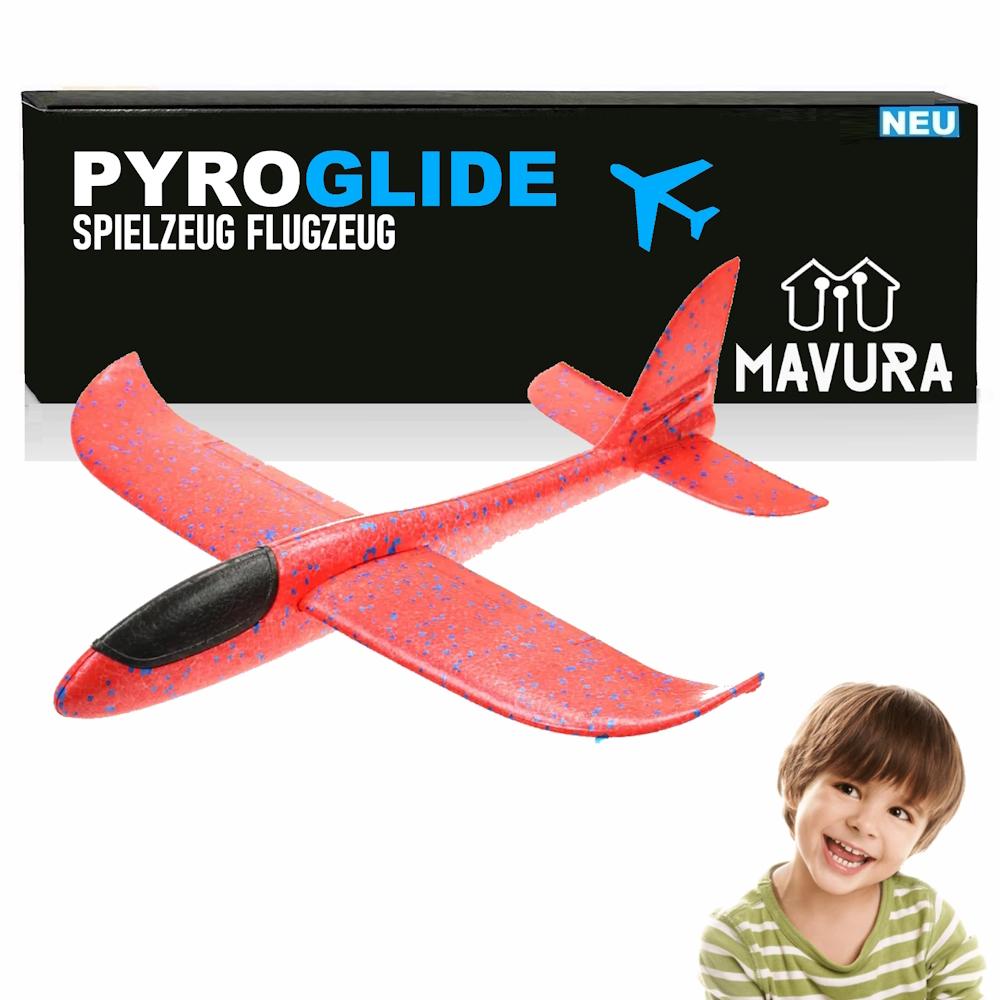 PYROGLIDE Styrofoam Plane, Throw Glider, Glider XXL Styrofoam Plane, Airplane
