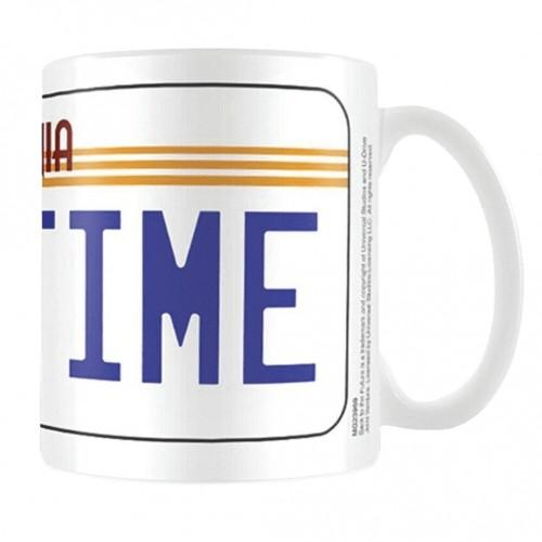 Back To The Future License Plate Mug