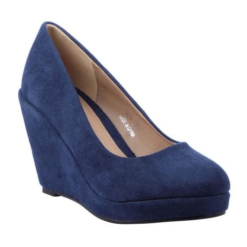 Where's That From Womens/Ladies Wedge Court Shoes