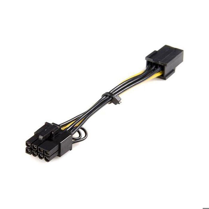 STARTECH PCI Express 6-pin To 8-pin Power Adapter Cable - 15 Cm - Yellow