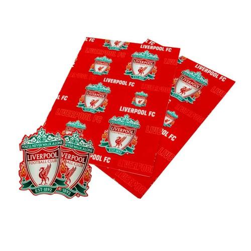 Liverpool FC Text Gift Wrap Sheets (Pack of 2)