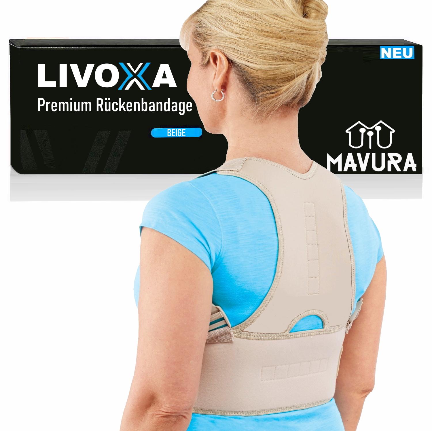 LIVOXA Back Brace Ergonomic Back Brace Back Stabilizer