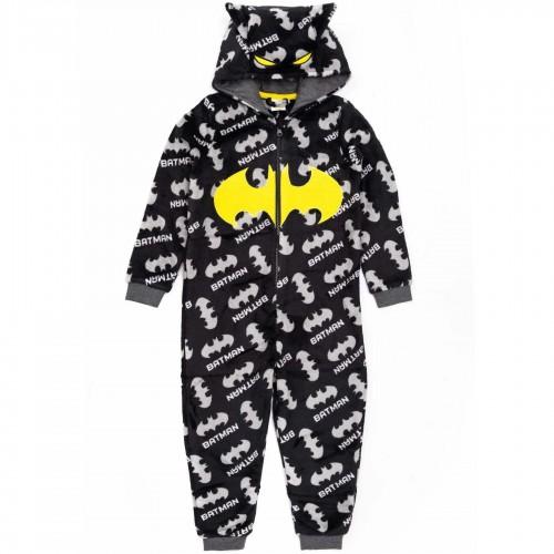 Batman Boys Fluffy All-In-One Nightwear
