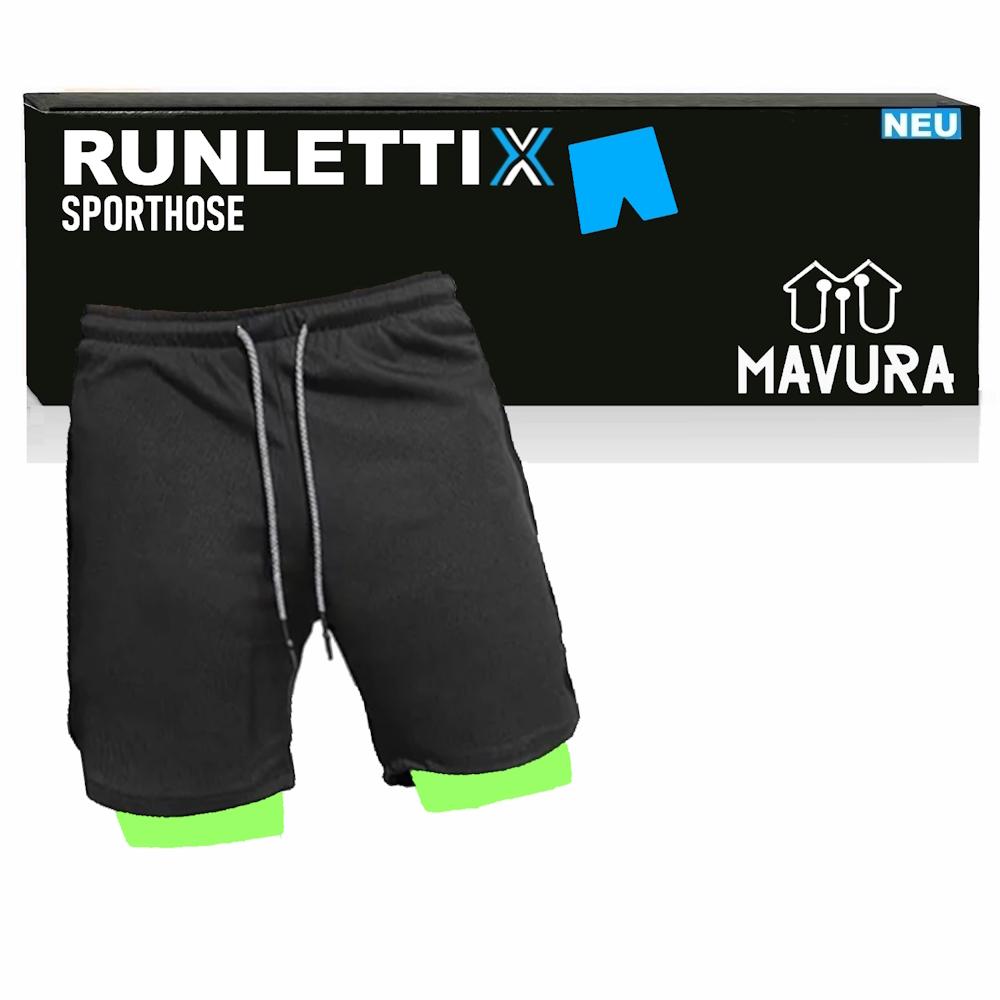 RUNLETTIX Sports Pants Running Pants Running Shorts Training Shorts Men with Pocket
