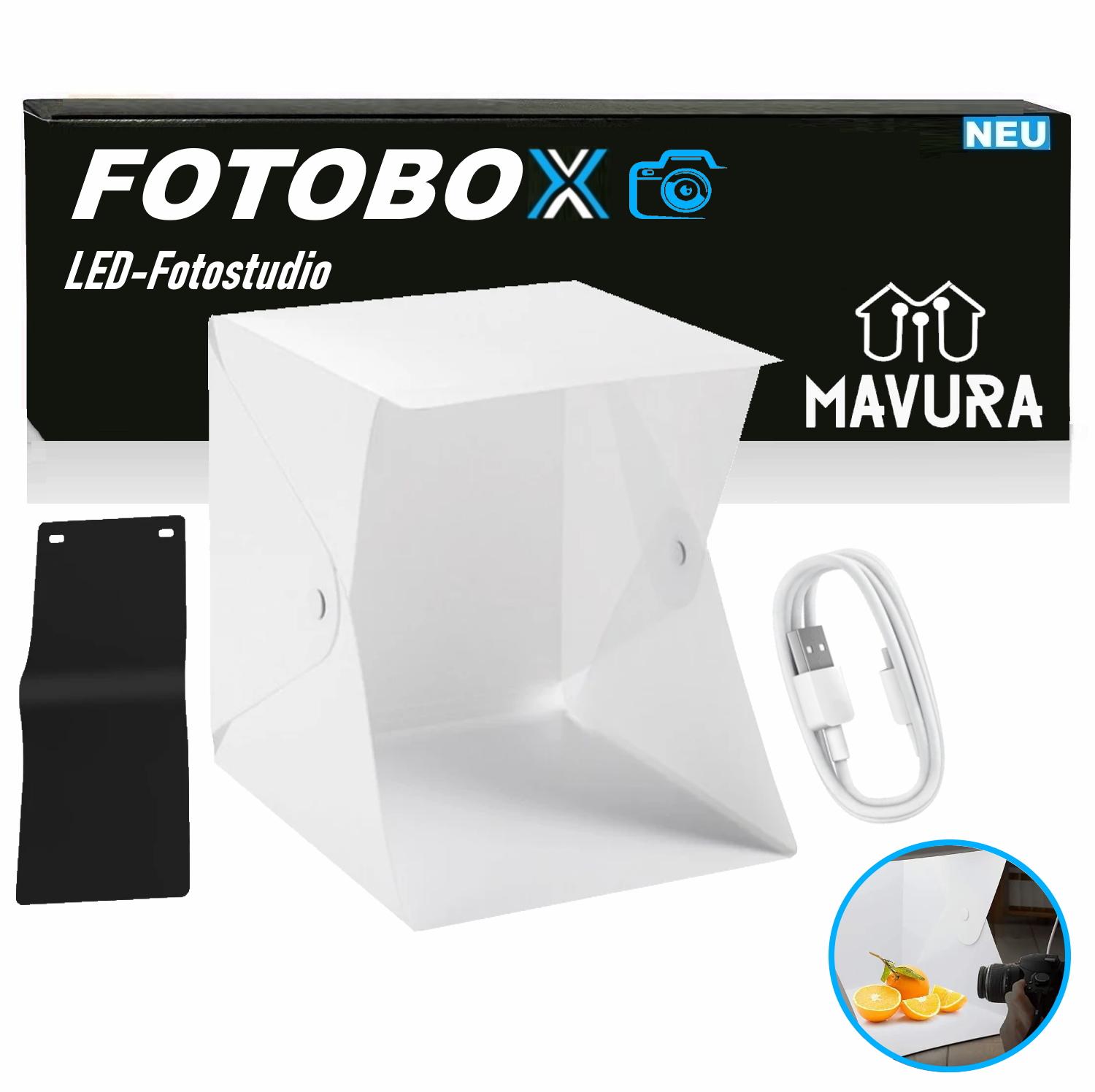 FOTOBOX LED Photo Studio Foldable Photo Box Photo Tent Light Box Mini Box Illuminated