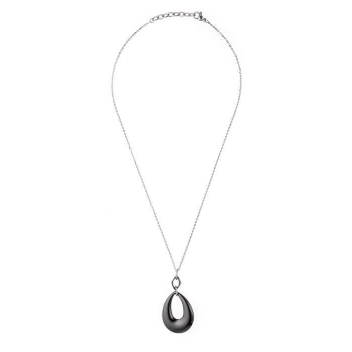 Necklace - LOVA - Pure Ceramic Black - Steel - Women - 1 Piece