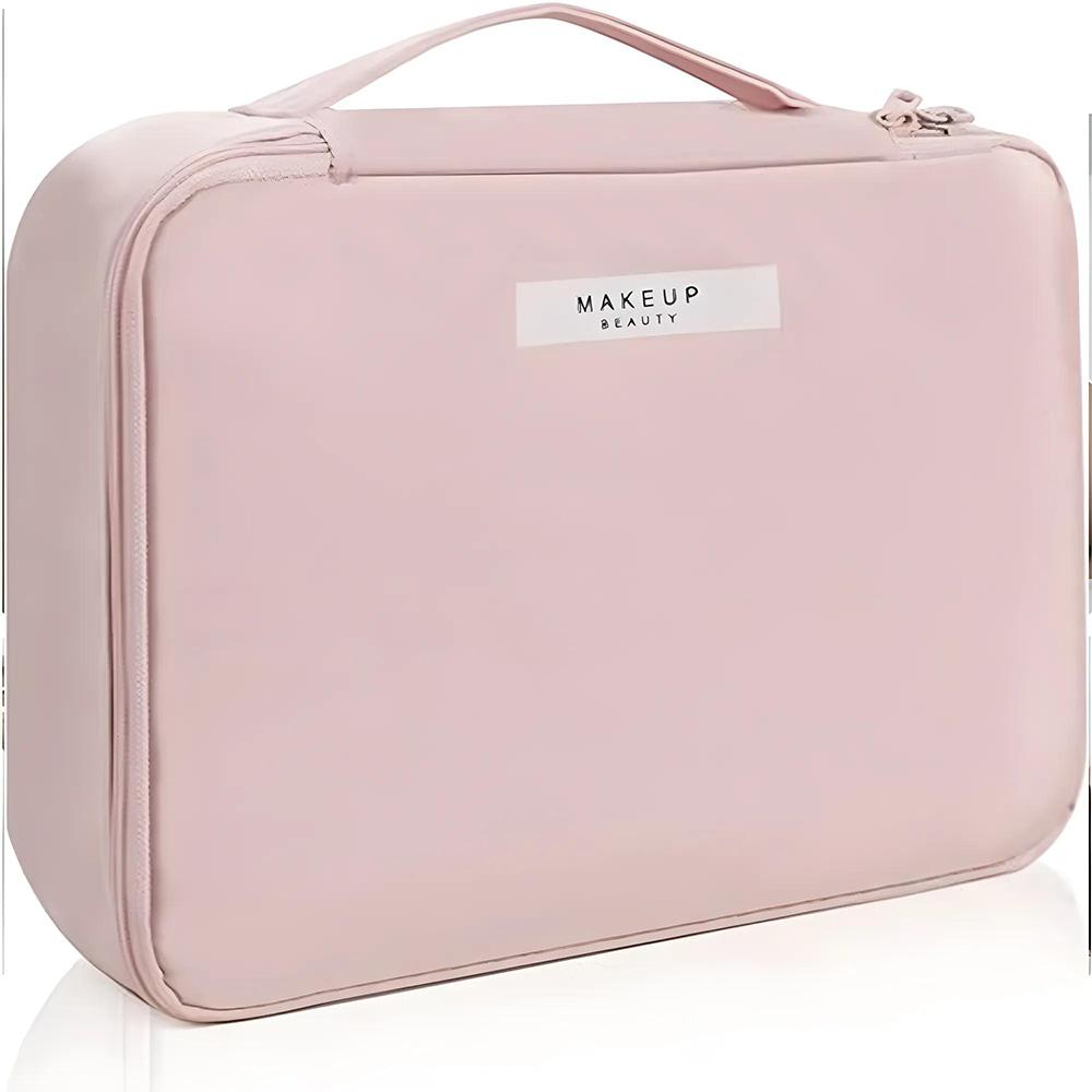 NEEDIVYOU Pink Large Capacity Waterproof Cosmetic Bag – Travel & Daily Use