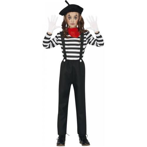 Fiestas Guirca Childrens/Kids Mime Costume Set
