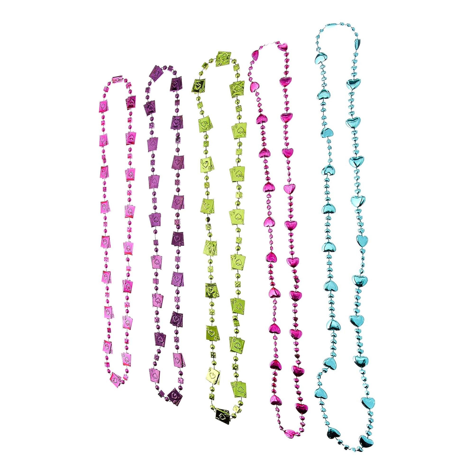 Amscan Beaded Tea Party Necklace (Pack of 10)