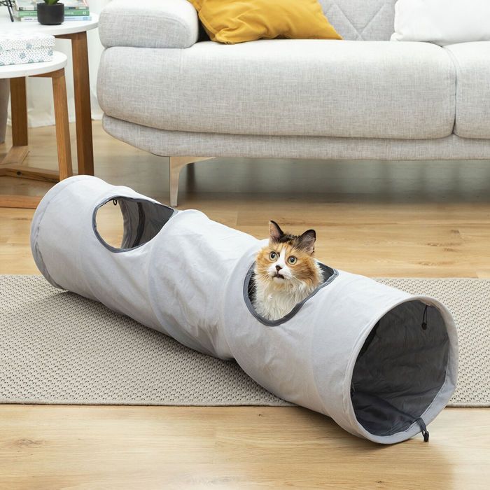 Foldable Play Tunnel - InnovaGoods - Funnyl - Waterproof - 2 Positions - For Cats