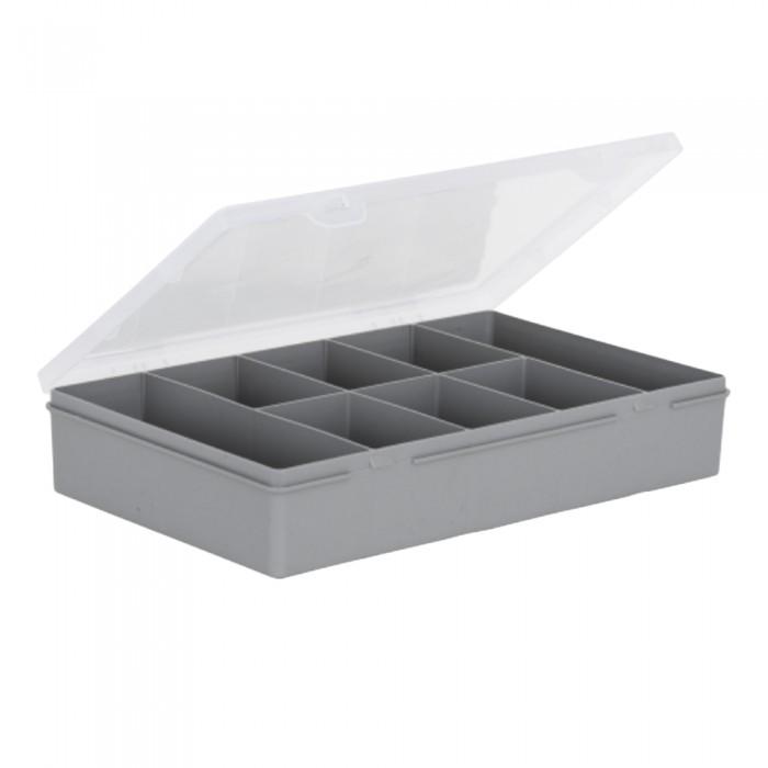 Wham Organizer Box Upcycled Soft Grey / Clear 29cm