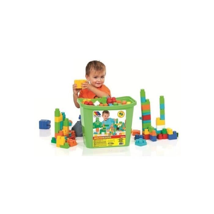 Building Blocks - Molto - 107601 - 90 Pieces - Robust and Safe - Mixed