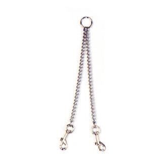 Chain Leash - 50 Cm X 2 Mm - Metal - Black