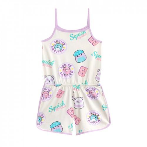 Squishmallows Girls Characters Sleeveless Playsuit