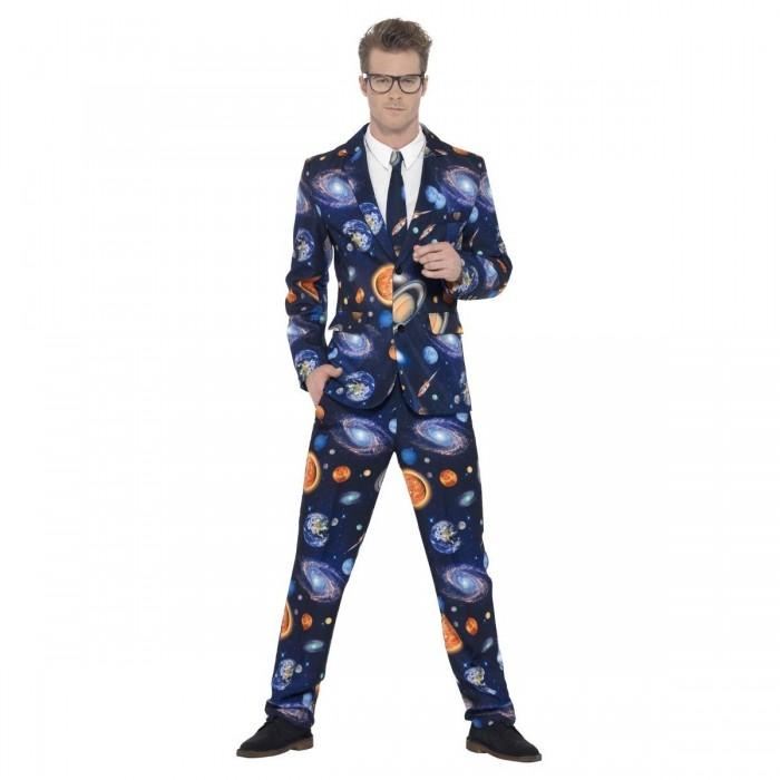 Smiffys Mens Space Costume Suit Set