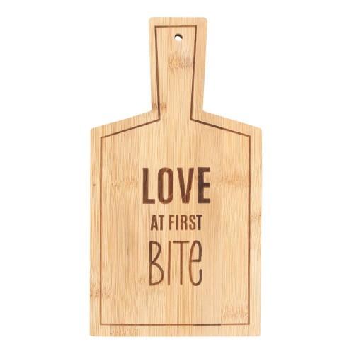 Something Different Love At First Bite Bamboo Chopping Board
