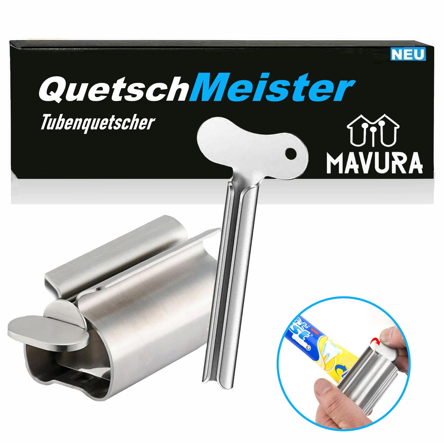 QuetschMeister Tube Roller Squeezer Extractor Reel Stainless Steel Key