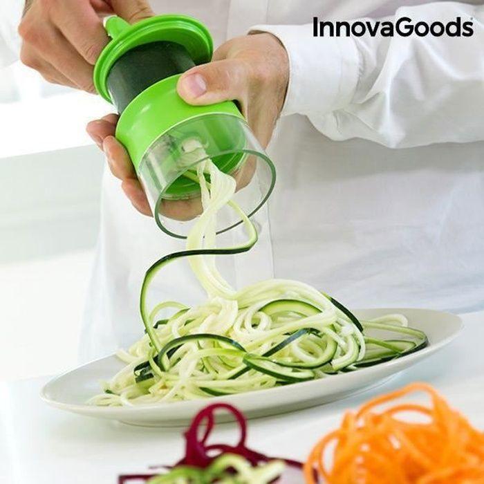 Vegetable Cutter - InnovaGoods - Mini Spiralicer - ABS - Stainless Steel - Contemporary Design
