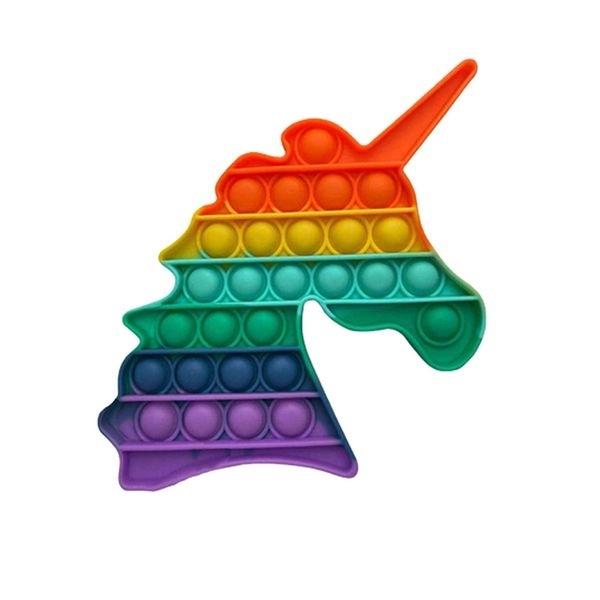 Anti-Stress & Relaxing Rainbow Unicorn Pop Fidget Toy