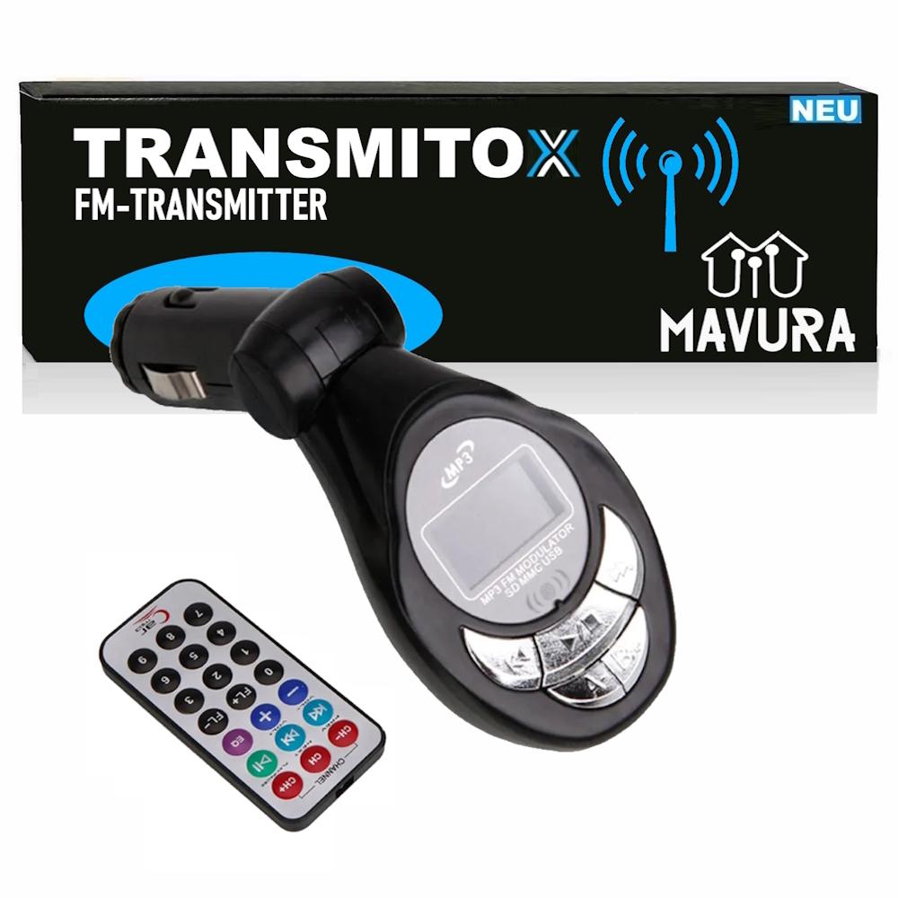 TRANSMITOX FM Transmitter USB SD Charger for Mobile Phone Radio Adapter
