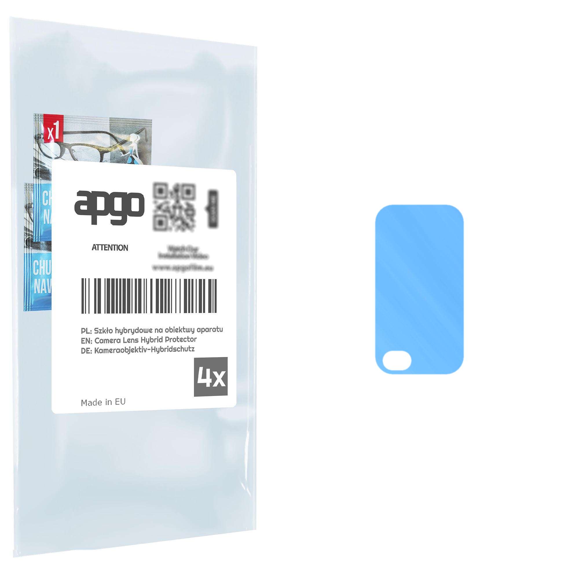 apgo 4x Lens Protector Camera Protective Hybrid Glass for Xiaomi Redmi 9T, Camera Protection, 9H Camera Lens Camera Lens Protector