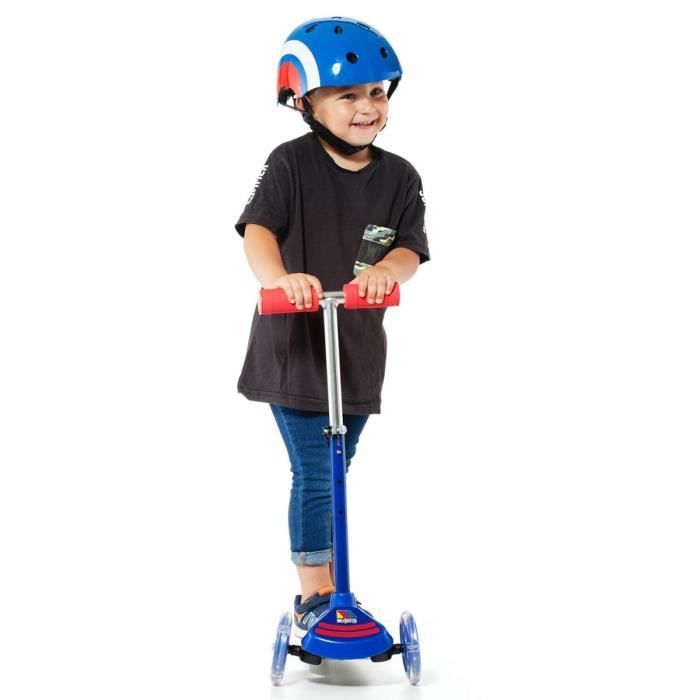 Children's Scooter - Maxi Scooter Blue - 3 Wheels - LED Lighting