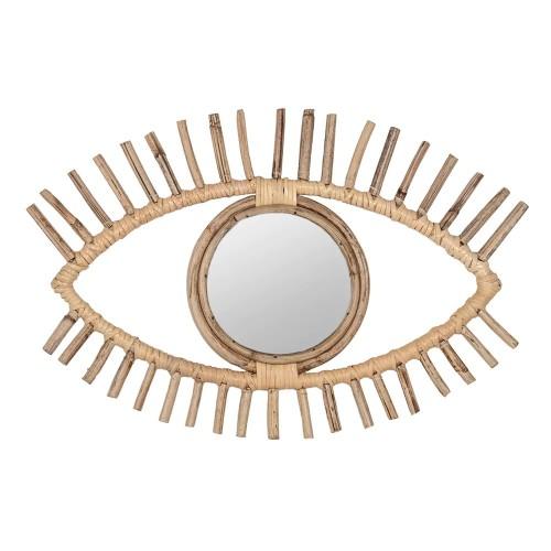 Ouko Smalley Rattan Eye Wall Mirror
