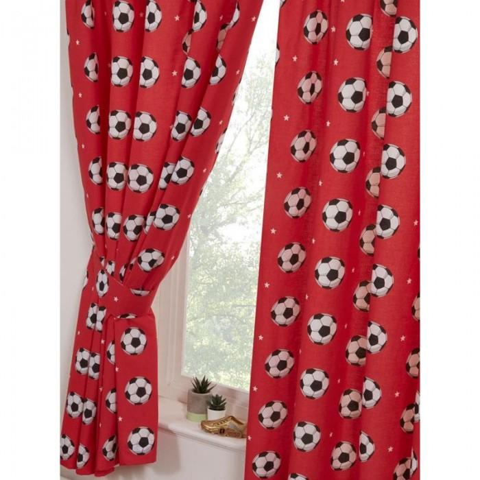 Lined Football Curtains (Pack of 2)