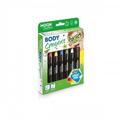 Moon Creations Body Crayons (Pack of 6)