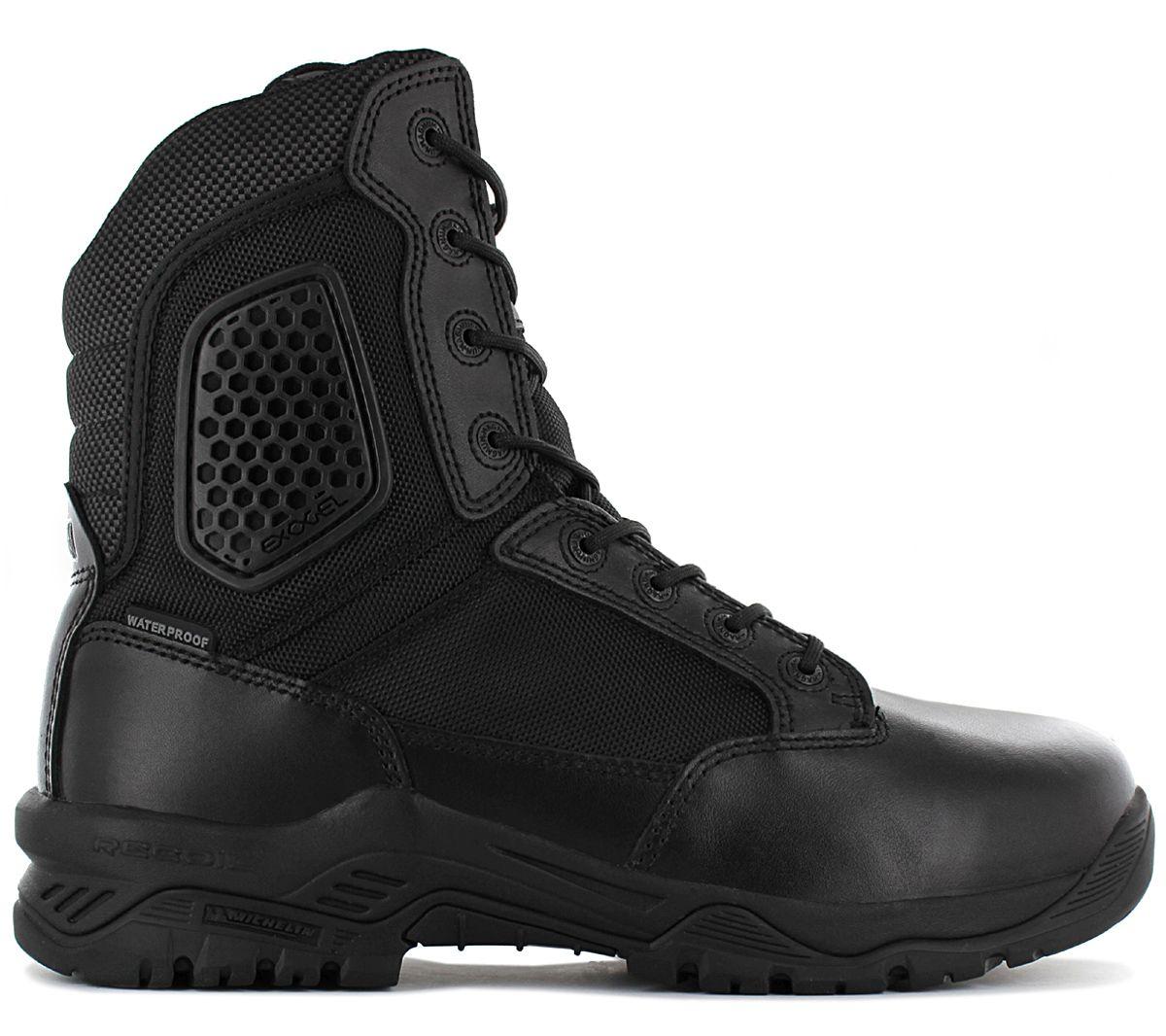 MAGNUM Strike Force 8.0 SideZip WP Waterproof - Men's Tactical Boots Duty Boots Black M000098385 ORIGINAL