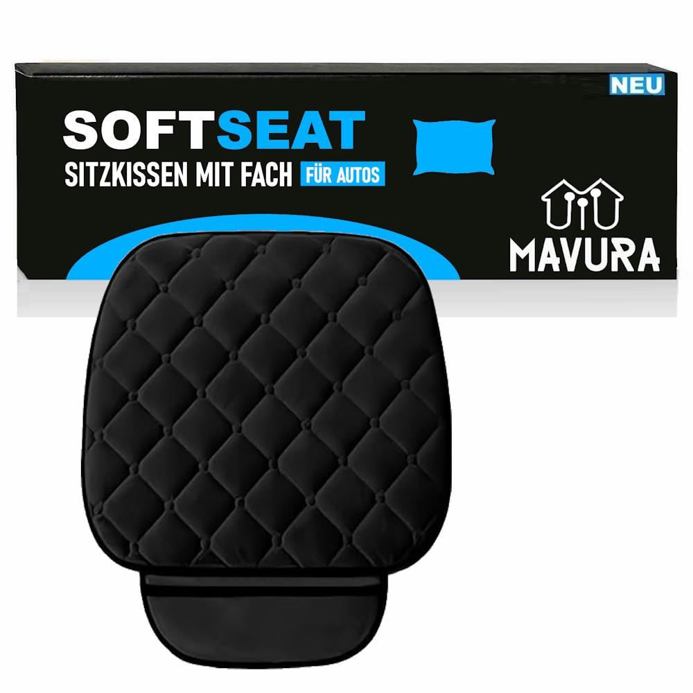 SOFTSEAT Car Seat Cushion Seat Cover Non-Slip Car Cushion Bag Memory Foam