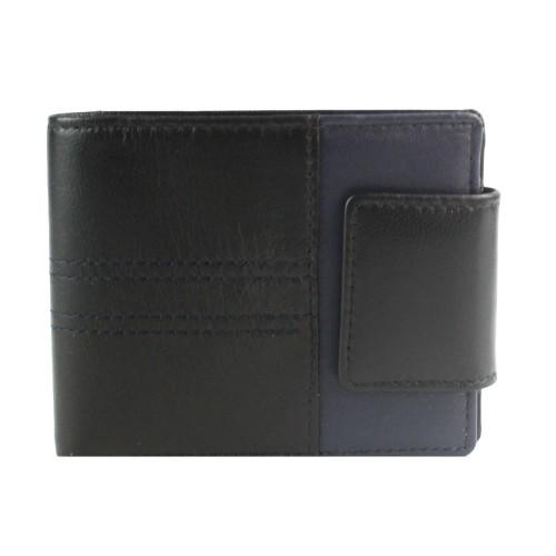 Eastern Counties Leather Scott Contrast Panel Leather Wallet