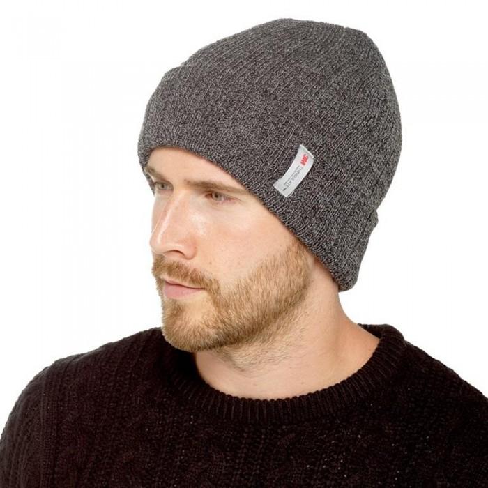 RJM Mens Twisted Yarn Thinsulate Beanie