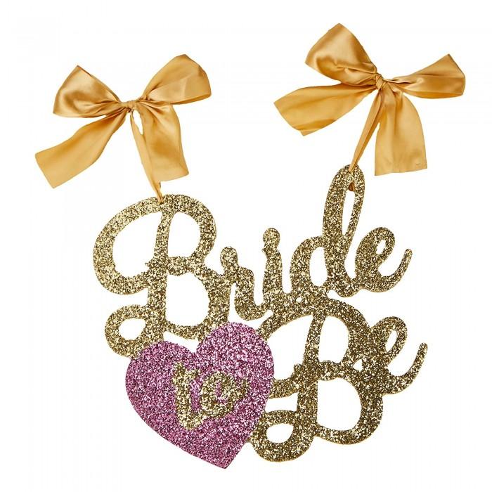 Amscan Bride To Be Glitter Chair Decoration (Pack of 8)