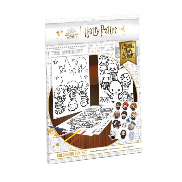 HARRY POTTER Chibi Colouring Set