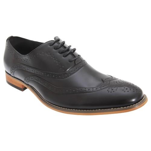 Goor Mens 5 Eyelet Brogue Oxford Shoes