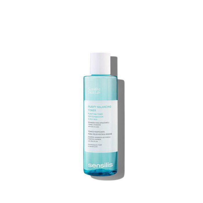 Purifying Toner - Sensilis - Purify Balancing Toner - 200ml - Combination and Oily Skin - Alcohol-Free