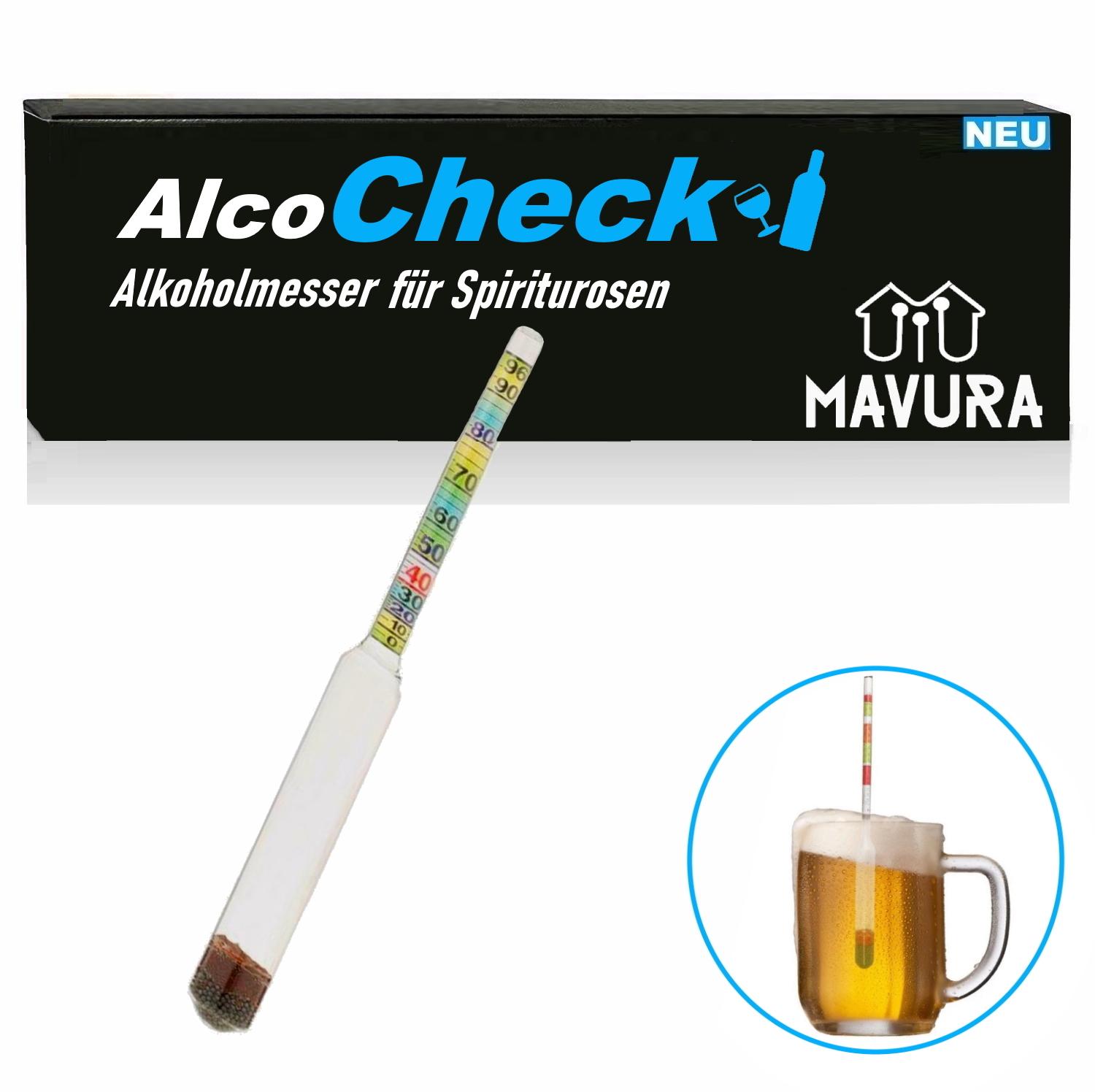 AlcoCheck Alcohol Meter Alcoholometer Spirometer Refractometer Measuring Device 0-96