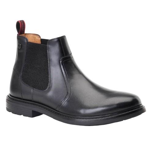 BASE LONDON Men's Bloom Leather Chelsea Boots