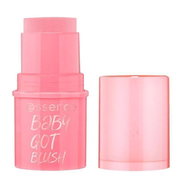 Blush - ESSENCE - Baby Got Blush - Stick - Vegan - Pink - Tickle Me Pink