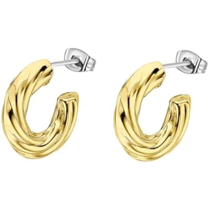 Earrings - LOTUS STYLE - LOTUS - Steel - Elegant - Comfortable