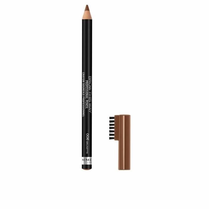 Eyebrow Pencil - Rimmel London - Brow This Way - 006-brunette - Unisex - Not Waterproof