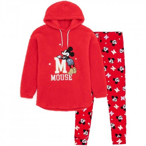 Mickey mouse Womens/Ladies Borg Pajama Set